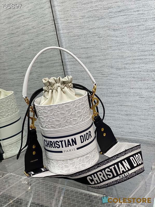 Dior Bucket Logo Spring and Summer 2022 In White - 1