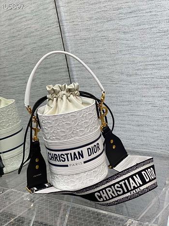 Dior Bucket Logo Spring and Summer 2022 In White