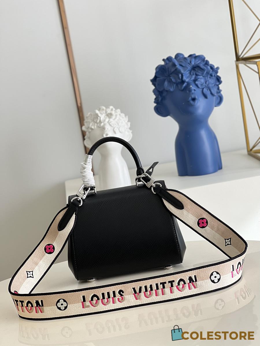 Louis Vuitton® Néonoé MM Black/beige. Size