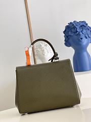 Louis Vuitton Cluny Mini Khaki Epi Leather M58931 Size 28cm 