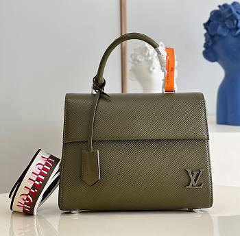 Louis Vuitton Cluny Mini Khaki Epi Leather M58931 Size 28cm
