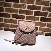 Gucci Marmont Bucket Bag In Pink 528129 Size 19cm - 1