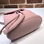 Gucci Marmont Bucket Bag In Light Pink 528129 Size 19cm - 4