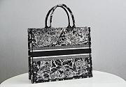 Dior Book Tote Around The World In Black Size 41.5cm  - 4