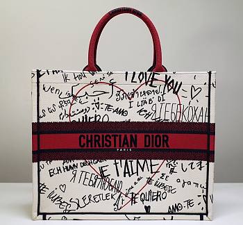 Dior Book Tote Lucky Love Size 41.5cm 