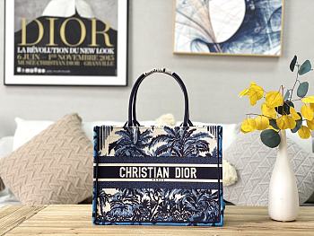 Dior Book Tote Coconut Embroidery Size 37cm