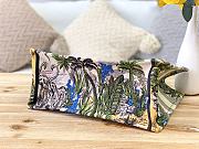 Dior Book Tote Coconut Embroidery In Green Size 37cm  - 3
