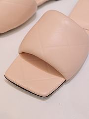 Bottega Veneta Rubber Lido Leather Sandals - 3