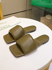 Bottega Veneta Rubber Lido Leather Sandals Multicolor - 6