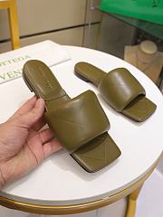 Bottega Veneta Rubber Lido Leather Sandals Multicolor - 4