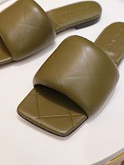 Bottega Veneta Rubber Lido Leather Sandals Multicolor - 2