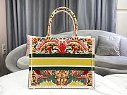 Dior Book Tote Flowers Embroidery Size 37cm - 4