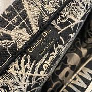 Dior Book Tote Around The World In Black Size 37cm  - 5