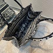 Dior Book Tote Around The World In Black Size 37cm  - 4