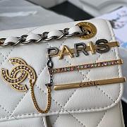 Chanel Flab Bag 2021 White Size 19cm  - 3