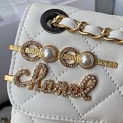 Chanel Flab Bag 2021 White Size 19cm  - 2