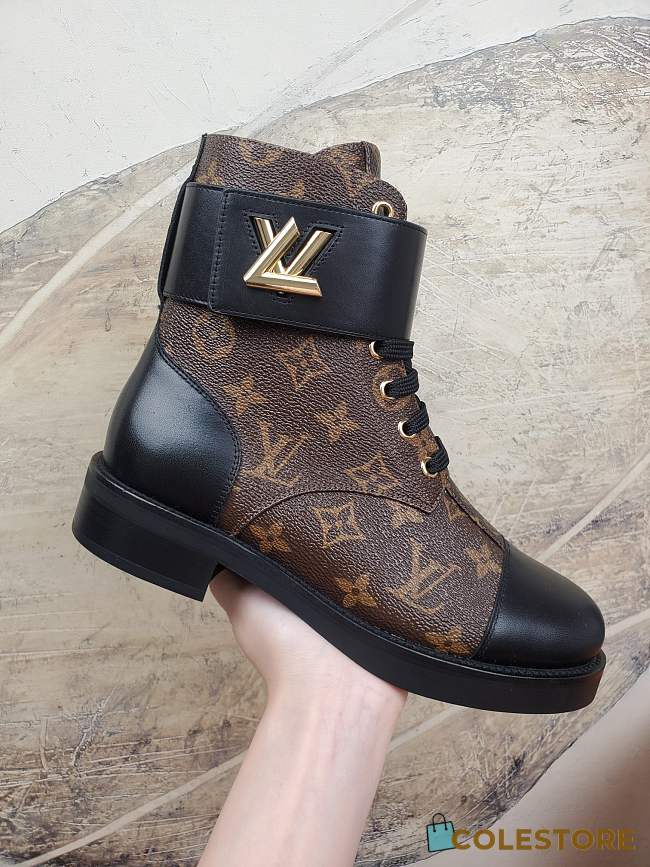 Louis Vuitton Monogram Twist Buckle Boots  - 1