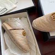 Gucci Straw Slippers - 3