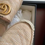 Gucci Straw Slippers - 6