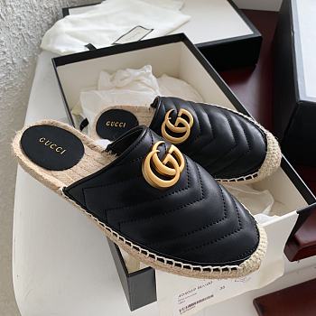 Gucci Straw Slippers |01
