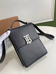 Burberry Leather Robin Bag Silver Hardware - 1