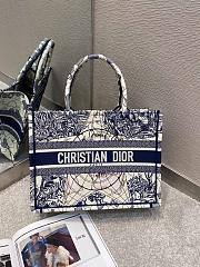 Dior Book Tote Around The World In Blue Size 37cm  - 1