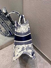 Dior Book Tote Around The World In Blue Size 37cm  - 4
