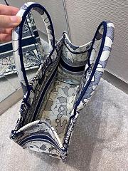Dior Book Tote Around The World In Blue Size 37cm  - 3