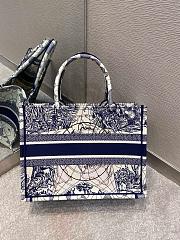 Dior Book Tote Around The World In Blue Size 37cm  - 2