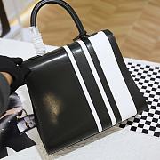 Delvaux Brillant Calfskin Black and White Size 28cm - 4