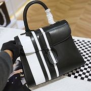 Delvaux Brillant Calfskin Black and White Size 28cm - 5