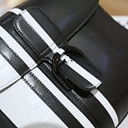 Delvaux Brillant Calfskin Black and White Size 28cm - 6