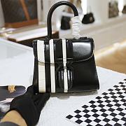 Delvaux Brillant Calfskin Black and White Size 20cm  - 1