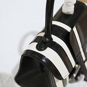 Delvaux Brillant Calfskin Black and White Size 20cm  - 2