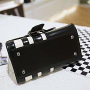 Delvaux Brillant Calfskin Black and White Size 20cm  - 4