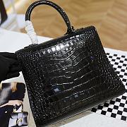 Delvaux Brillant Calfskin Pattern Leather Size 28cm  - 6