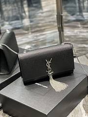 YSL Kate Bag With Leather Tassel Caviar Leather Size 24cm - 4