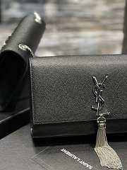 YSL Kate Bag With Leather Tassel Caviar Leather Size 24cm - 5