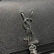 YSL Kate Bag With Leather Tassel Caviar Leather Size 24cm - 6