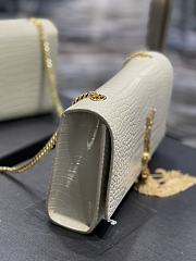 YSL Kate Tassel Shoulder Bag In White Size 24cm - 5