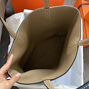 Hermes Double Side Shopping Bag Blue&Grey Size 30cm - 5
