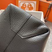 Hermes Double Side Shopping Bag Blue&Black Size 30cm - 2
