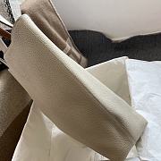Hermes Double Side Shopping Bag Beige&Brown Size 30cm - 6