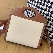 Burberry Mini Two-tone Pocket Bag Size 26.5cm - 4