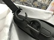 Dior Saddle Black Ultramatte Calfskin Size 25.5cm  - 6