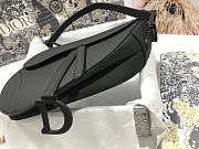 Dior Saddle Black Ultramatte Calfskin Size 25.5cm  - 4