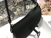 Dior Saddle Black Ultramatte Calfskin Size 25.5cm  - 2