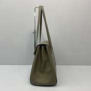 Celine Sort 16 Bag In Khaki Smooth Calfskin Size 38cm  - 6