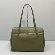 Celine Sort 16 Bag In Khaki Smooth Calfskin Size 38cm  - 4