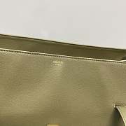 Celine Sort 16 Bag In Khaki Smooth Calfskin Size 38cm  - 3